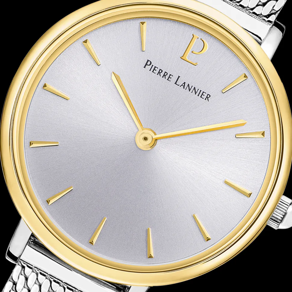 Montre Femme NOVA Cadran Argenté Bracelet Acier Milanais Argenté