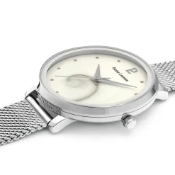 Montre Femme OCEAN Cadran Blanc Bracelet Acier Milanais Argenté