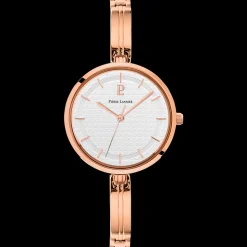 Montre Femme PRETTY Cadran Blanc Bracelet Acier Doré-rose