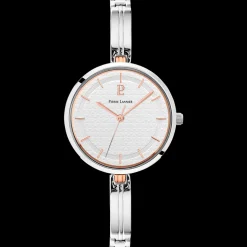 Montre Femme PRETTY Cadran Blanc Bracelet Acier Argenté
