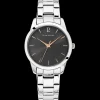 Montre Femme ROXANE Cadran Gris Bracelet Acier  Argenté
