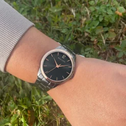 Montre Femme ROXANE Cadran Gris Bracelet Acier  Gris