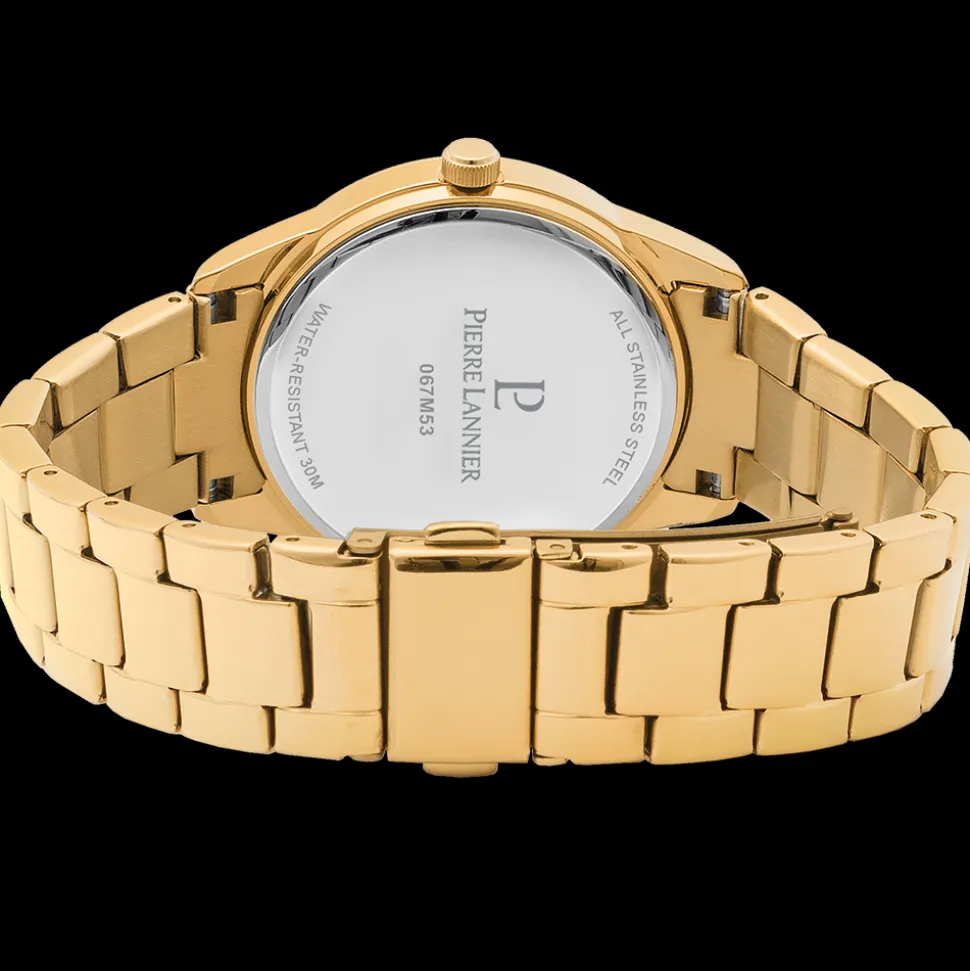 Montre Femme ROXANE Cadran Gris Bracelet Acier Doré