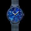 Montre Femme TALLIA Cadran Bleu Bracelet Acier milanais Bleu