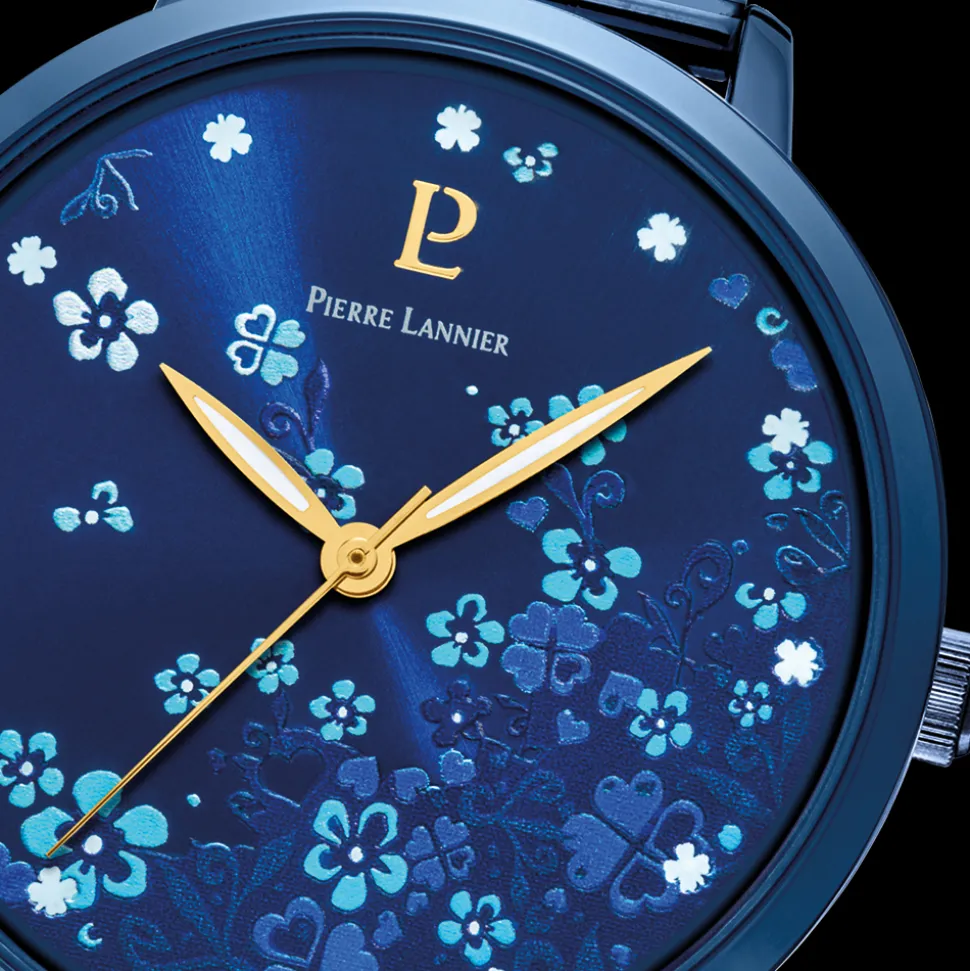 Montre Femme TALLIA Cadran Bleu Bracelet Acier milanais Bleu