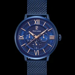 Montre Homme BEAUCOUR Cadran Bleu Bracelet Acier milanais Bleu