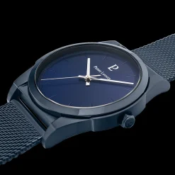 Montre Homme CANDIDE Cadran Bleu Bracelet Acier milanais Bleu