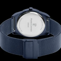 Montre Homme CANDIDE Cadran Bleu Bracelet Acier milanais Bleu