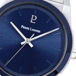 Montre Homme CANDIDE Cadran Bleu Bracelet Acier Argenté
