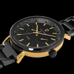 Montre Homme CERAMIC Cadran Noir Bracelet Céramique Noir