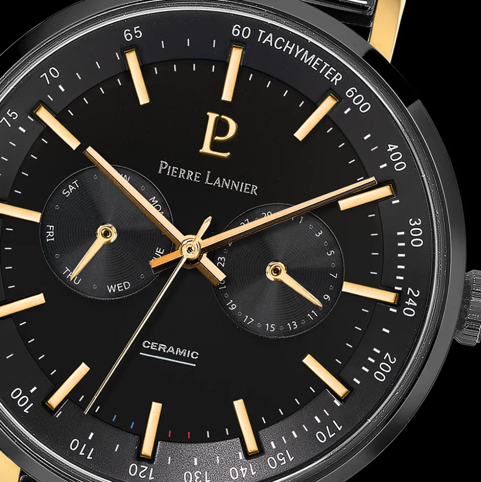 Montre Homme CERAMIC Cadran Noir Bracelet Céramique Noir
