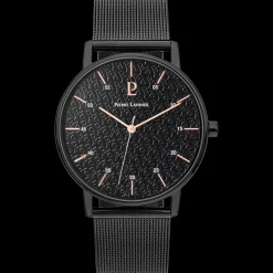 Montre Homme CITYLINE Cadran Noir Bracelet Acier milanais Noir