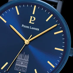 Montre Homme COEUR BATTANT Bleu Cadran Bleu Bracelet Acier milanais Bleu 20 MM
