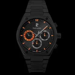 Montre Homme COPILOTE Noir Cadran Noir Bracelet Acier Noir 24 MM