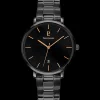 Montre Homme ECHO Cadran Noir Bracelet Acier Noir