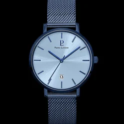 Montre Homme ECHO Cadran Bleu Bracelet Acier Milanais Bleu