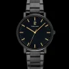 Montre Homme ESSENTIAL Cadran Noir Bracelet Acier  Noir
