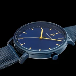 Montre Homme ESSENTIAL Cadran Bleu Bracelet Acier milanais  Bleu