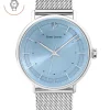 Montre Homme GAIUS Cadran Bleu Bracelet Acier milanais Argenté