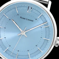 Montre Homme GAIUS Cadran Bleu Bracelet Acier milanais Argenté