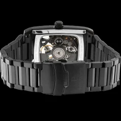 Montre Homme HECTOR Cadran Noir Bracelet Acier Noir