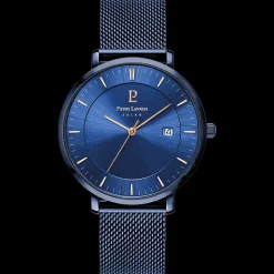 Montre Homme INTI Cadran Bleu Bracelet Acier milanais Bleu