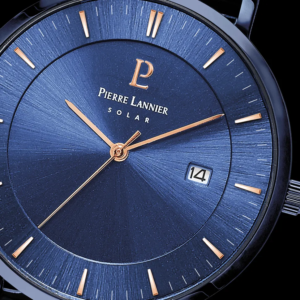 Montre Homme INTI Cadran Bleu Bracelet Acier milanais Bleu