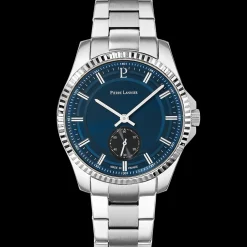 Montre Homme METROPOLITAIN Cadran Bleu Bracelet Acier Argenté