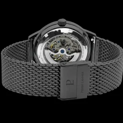 Montre Homme PADDOCK Cadran Noir Bracelet Acier milanais Noir