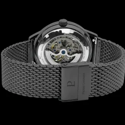 Montre Homme PADDOCK Cadran Noir Bracelet Acier milanais Noir