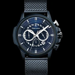 Montre Homme SENTINELLE Cadran Bleu Bracelet Acier milanais Bleu