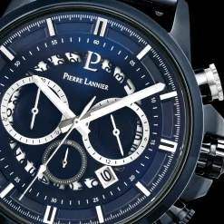 Montre Homme SENTINELLE Cadran Bleu Bracelet Acier milanais Bleu